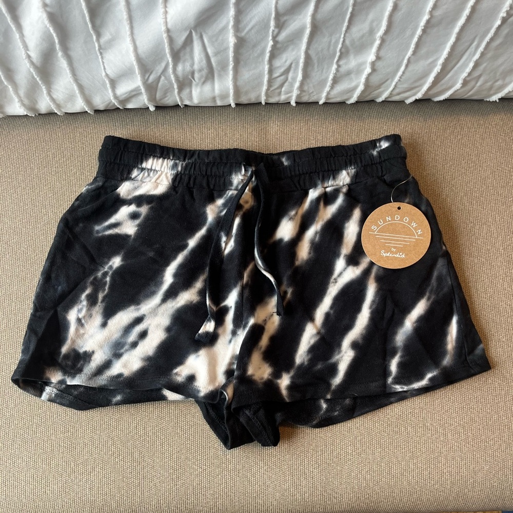 NWT Sundown by Splendid Playa Tie Dye Drawstring Shorts Size S